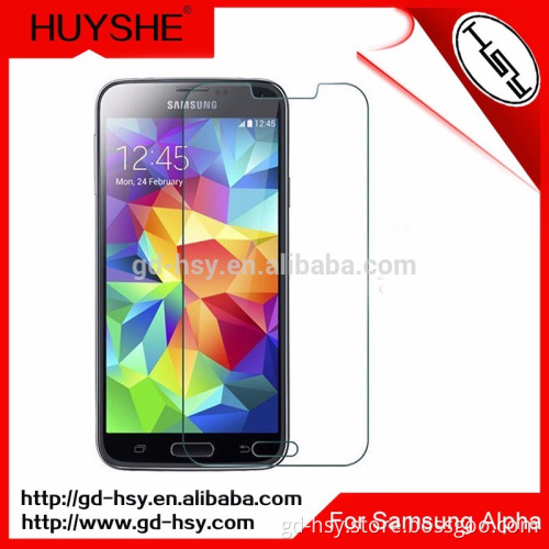 HUYSHE for Samsung Galaxy Alpha waterproof 0.3mm thickness tempered glass screen protector